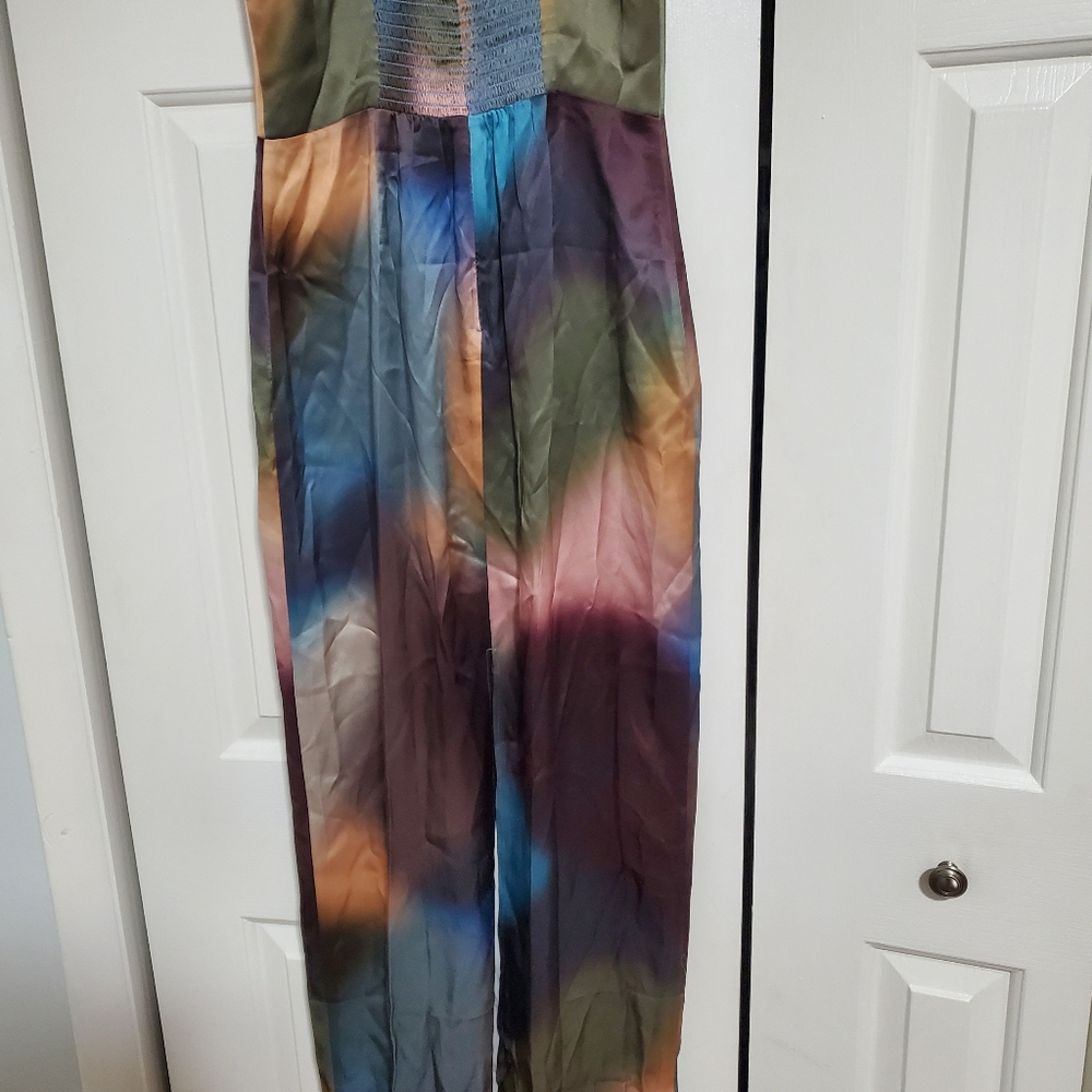 NWT REFORMATION Frankie Silk Dress Blur Size 6 - Picture 3 of 9